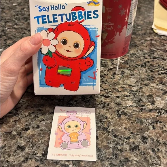 Confirmed Say Hello Teletubbies Tinky Winky Mochi Toast - Picture 5 of 5